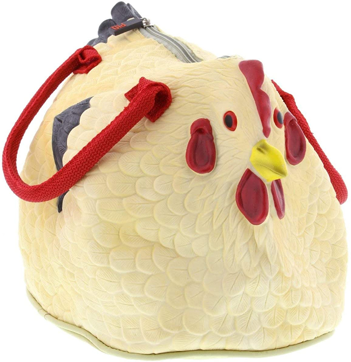 hen bag rubber chicken purse