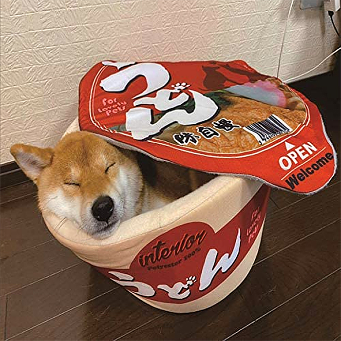 You Can Now Get A Ramen Noodle Bowl Pet Bed For Your Furry Companion