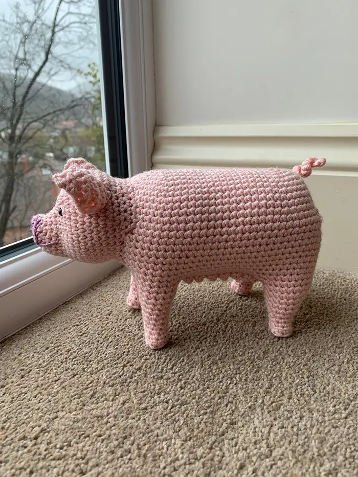 laulovescrochet knitting manual output pig side