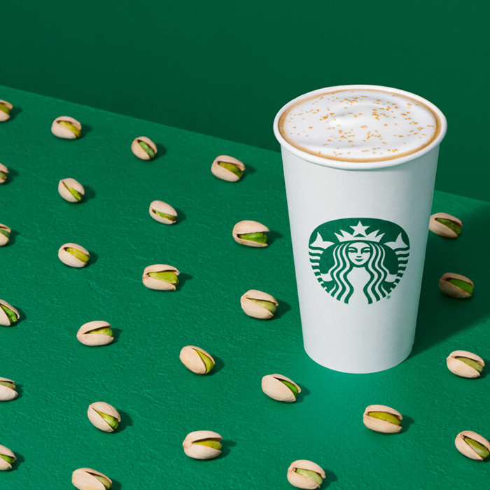 starbucks winter menu pistachio latte