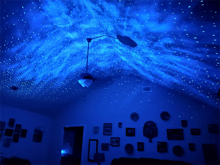 starry night sky projector galaxy effect