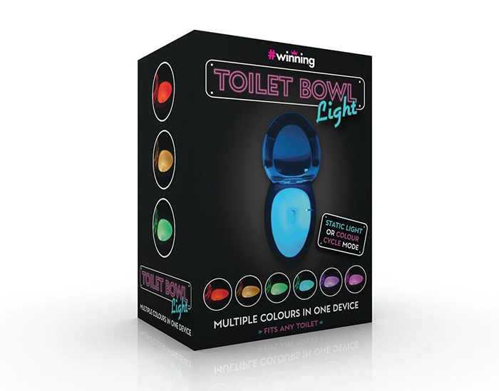 toilet bowl light six color options