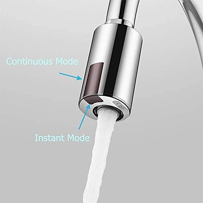 touchless automatic faucet sensor adapter modes