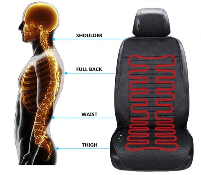 This Heated Car Seat Cover Will Keep You Warm While Traveling