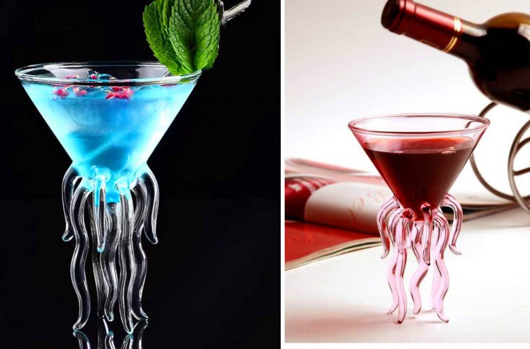 Jellyfish cocktail glass