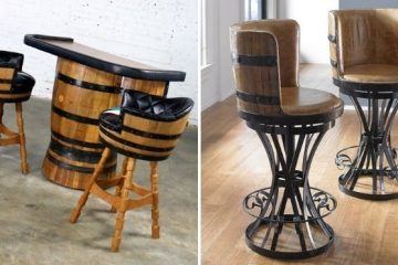 barrel bar stools