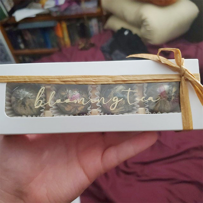 blooming tea balls gift box