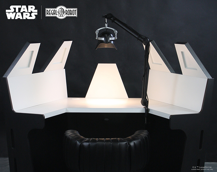 desk inspired by darth vader meditation chamber