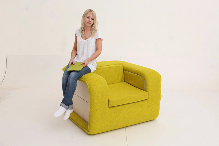 flop multifunctional armchair designer elena sidorova