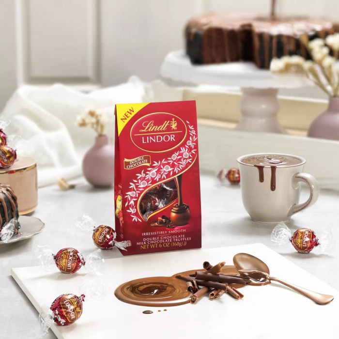 lindt lindor double chocolate truffles suggested serving