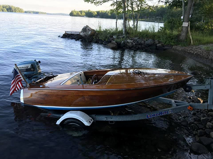 ten-foot wooden boat