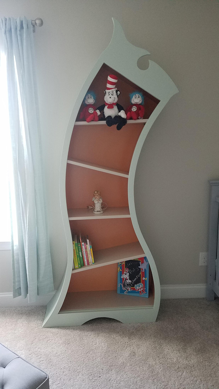 woodworking skills dr seuss bookshelf