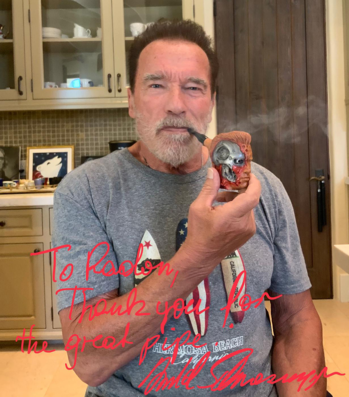 woodworking skills terminator pipe for arnold schwarzenegger