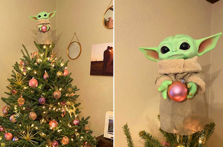 Baby Yoda Christmas tree topper