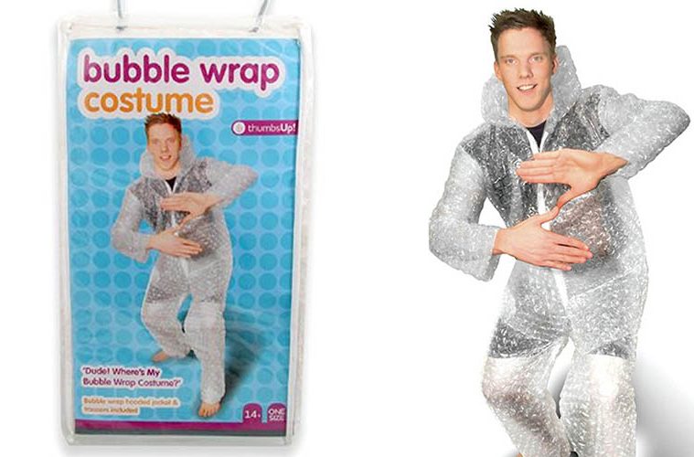 Bubble wrap costume
