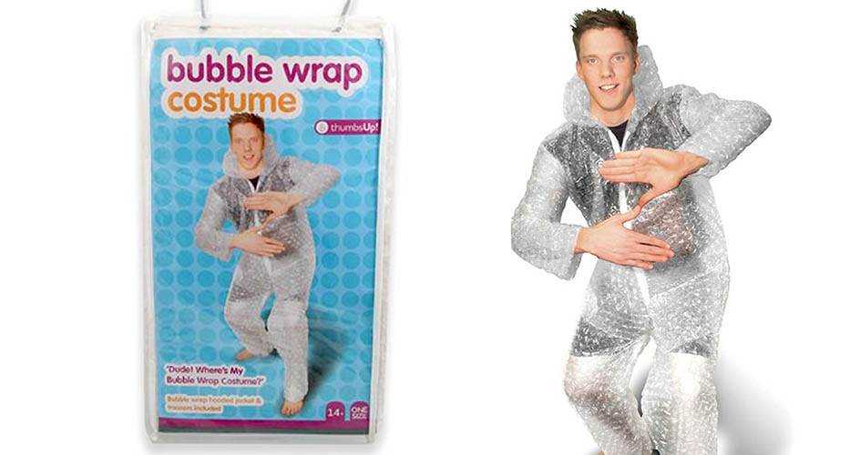 Bubble wrap costume