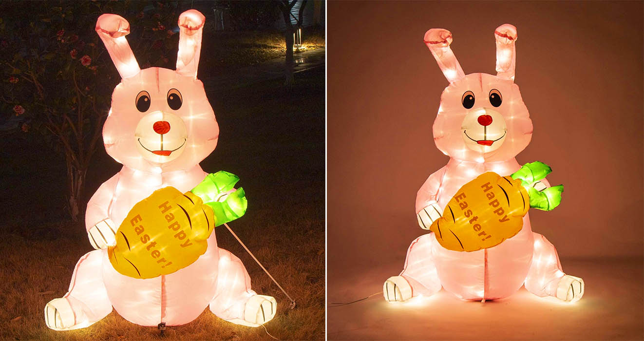 Inflatable Easter bunny