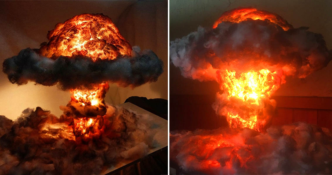 Nuclear Bomb Explosion lamp