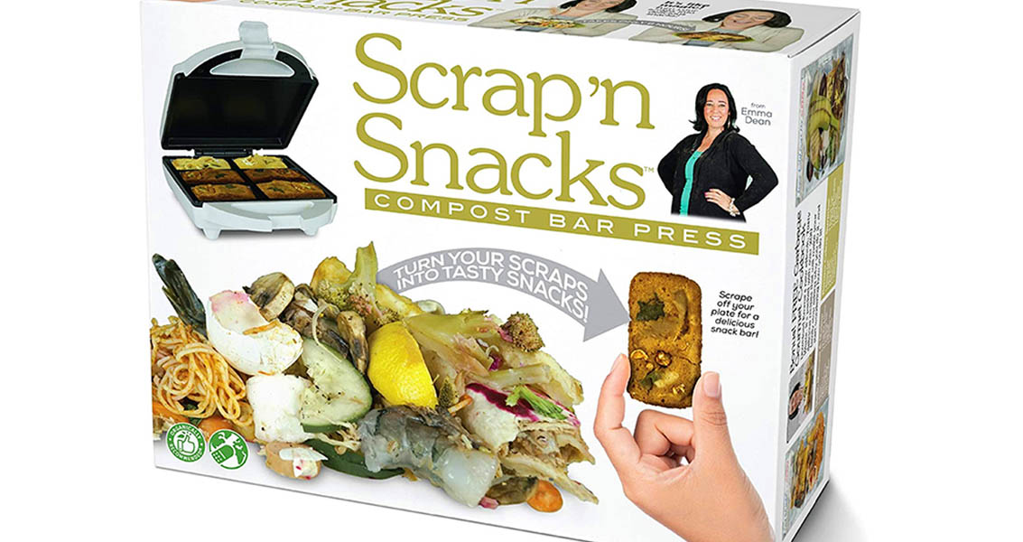 Scrap’n Snacks Compost Bar press