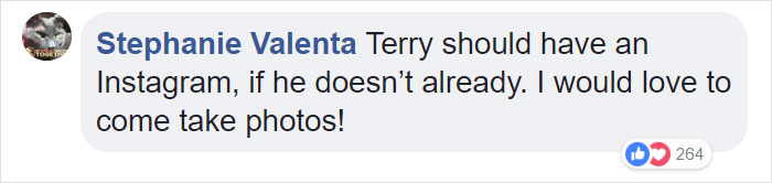 Stephanie Valenta offers to take Terry's photos for instagram