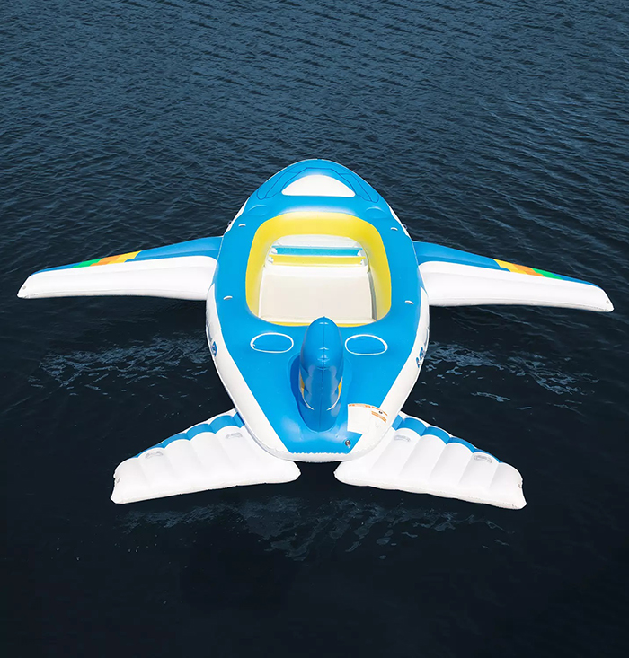 airplane inspired inflatable float