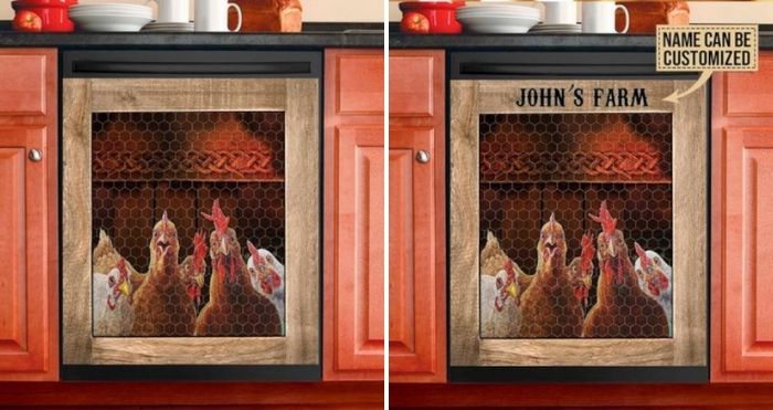 chicken coop dishwasher cover