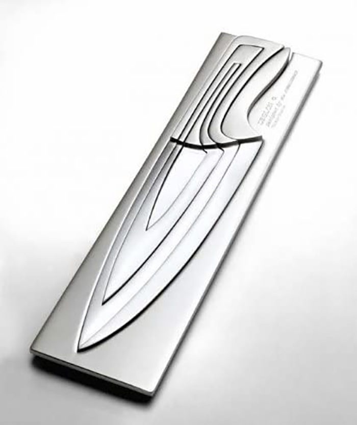 deglon stainless steel meeting knife set and block