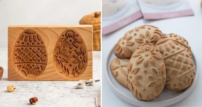 easter egg cookie mold