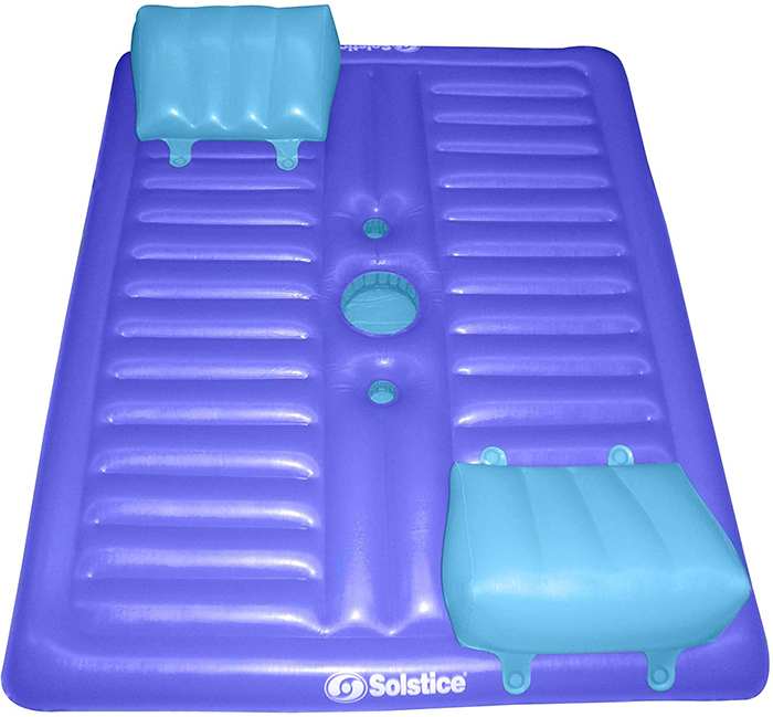 face-to-face double pool float opposed design