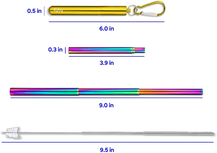 flyby resip straw adjustable length