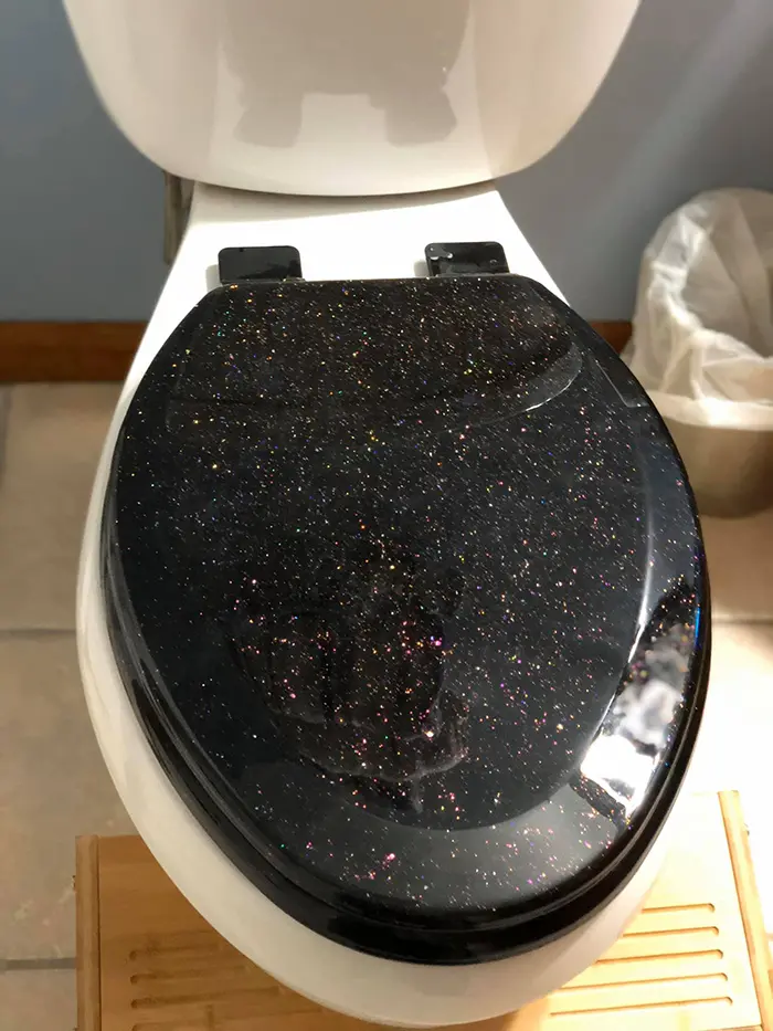 galactic mood ring inspired toilet seat by the engineer artisans