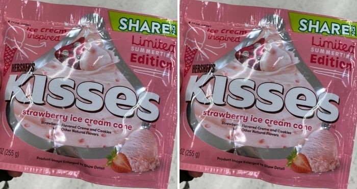ice cream cone kisses