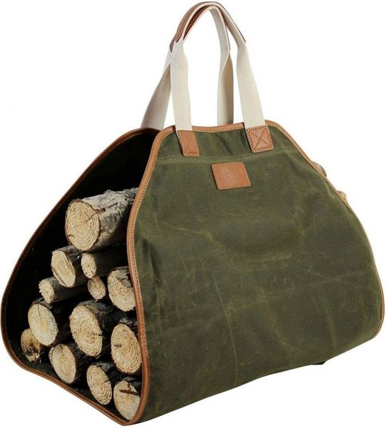 This Log Carrying Bag Makes Firewood Collecting A Breeze