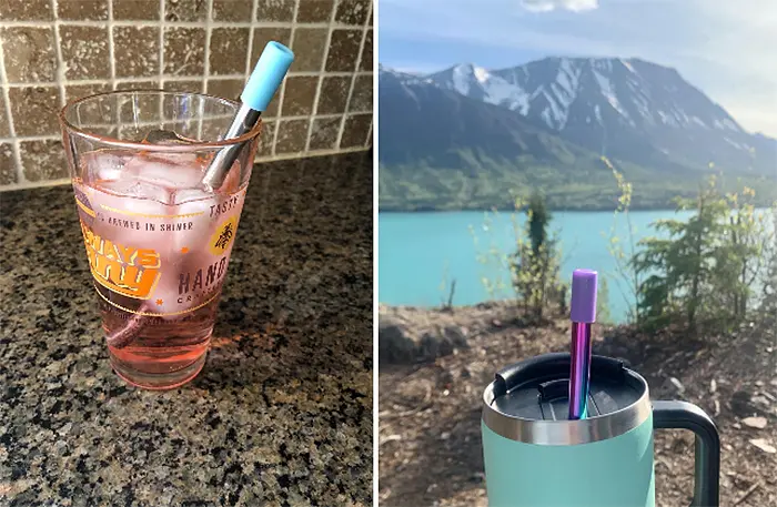 portable reusable drinking straw eco-friendly