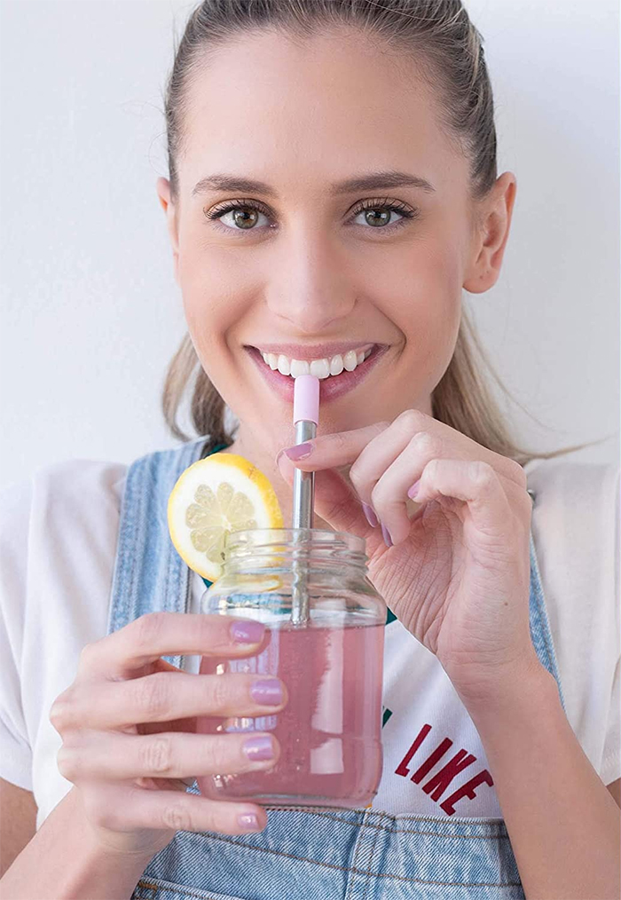 stainless steel portable reusable drinking straw