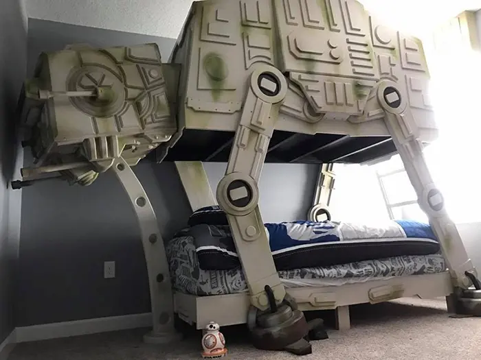 star wars at-at walker bed by tiny town studios