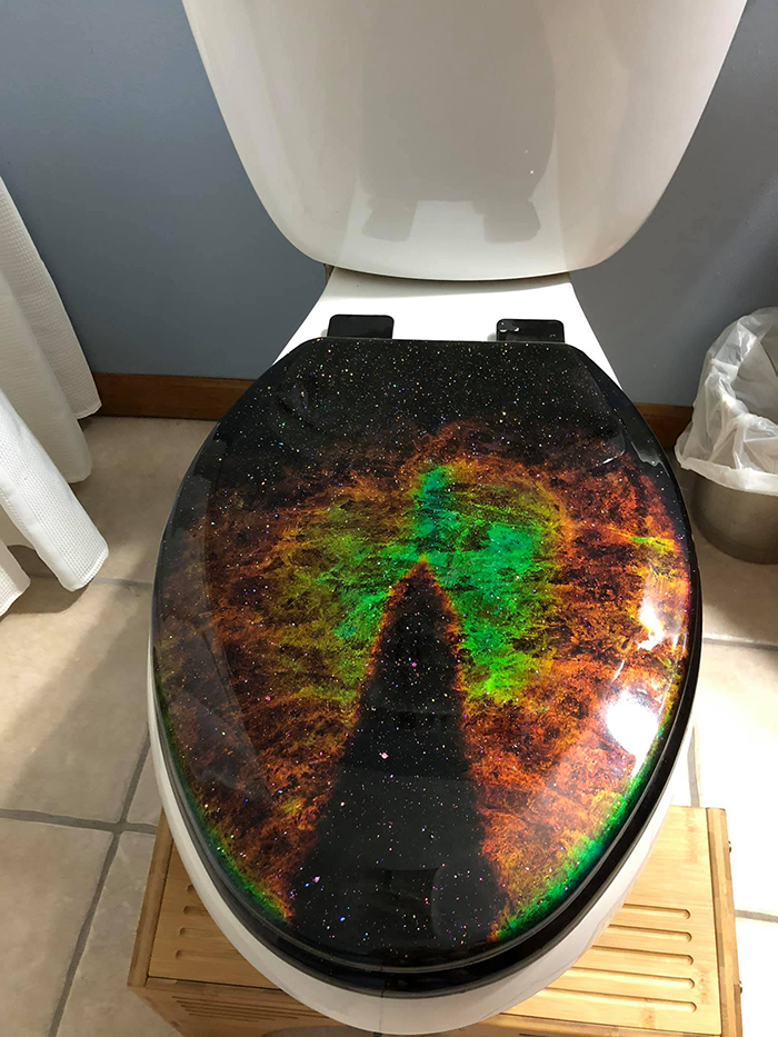 toilet seat inspired by mood ring by the engineer artisans