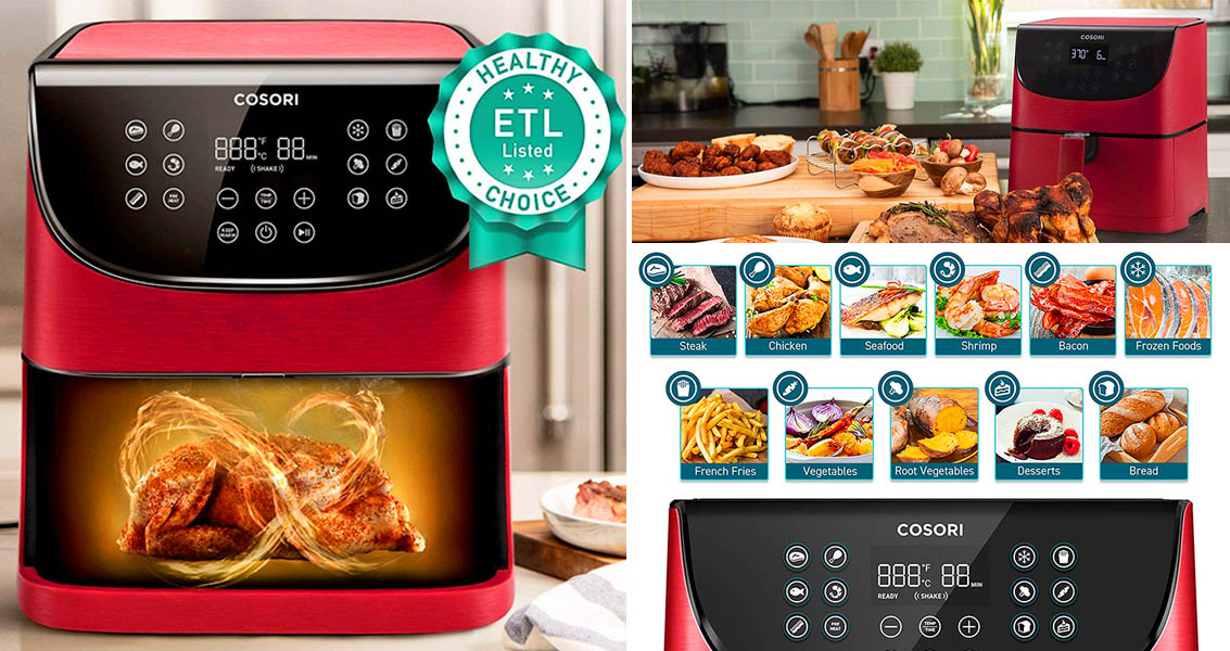 Digital Air Fryer With LED Touchscreen