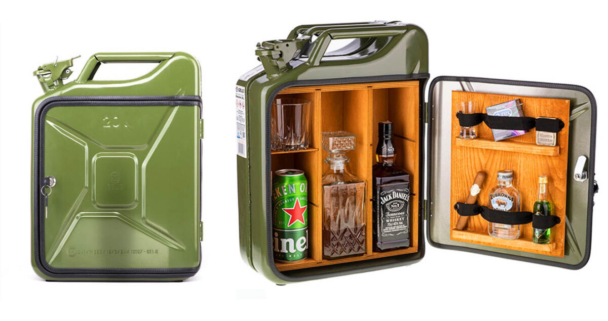 This Jerry Can Mini Bar Is Perfect For A Survival Situation