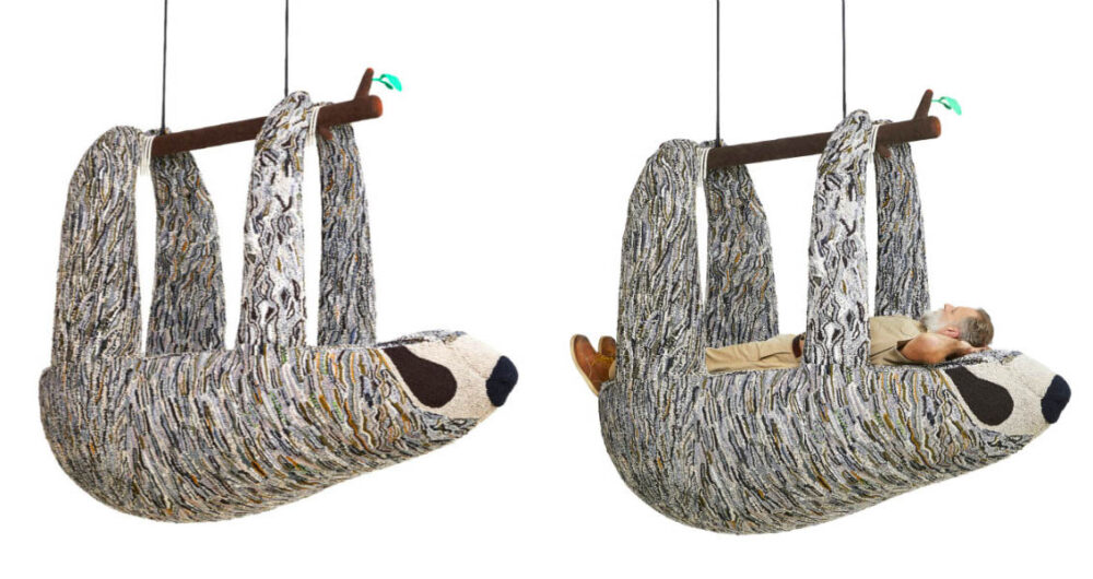 Hangout On This Giant Sloth Lounger