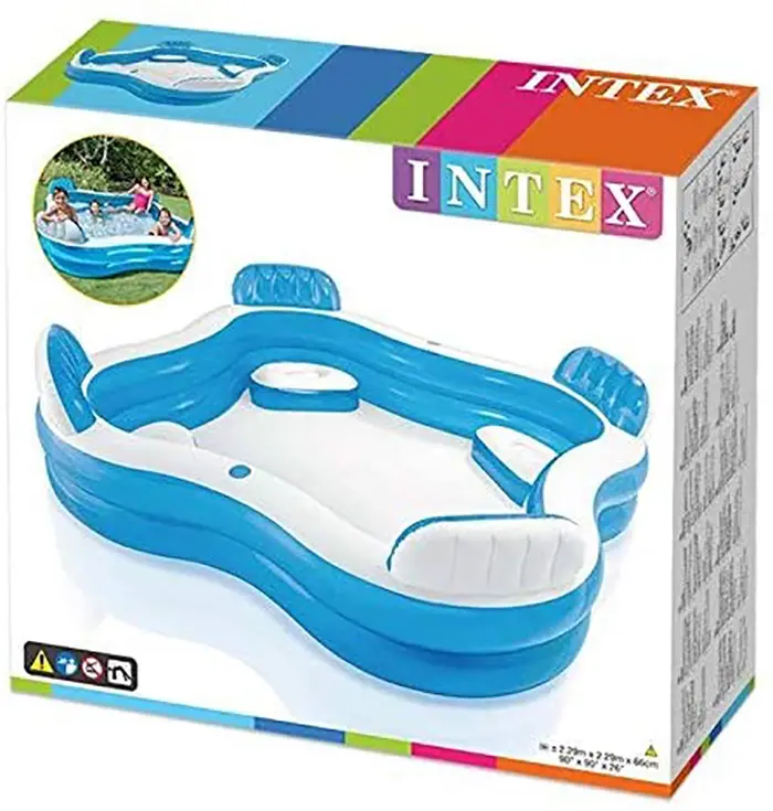 intex swim center family lounge inflatable pool