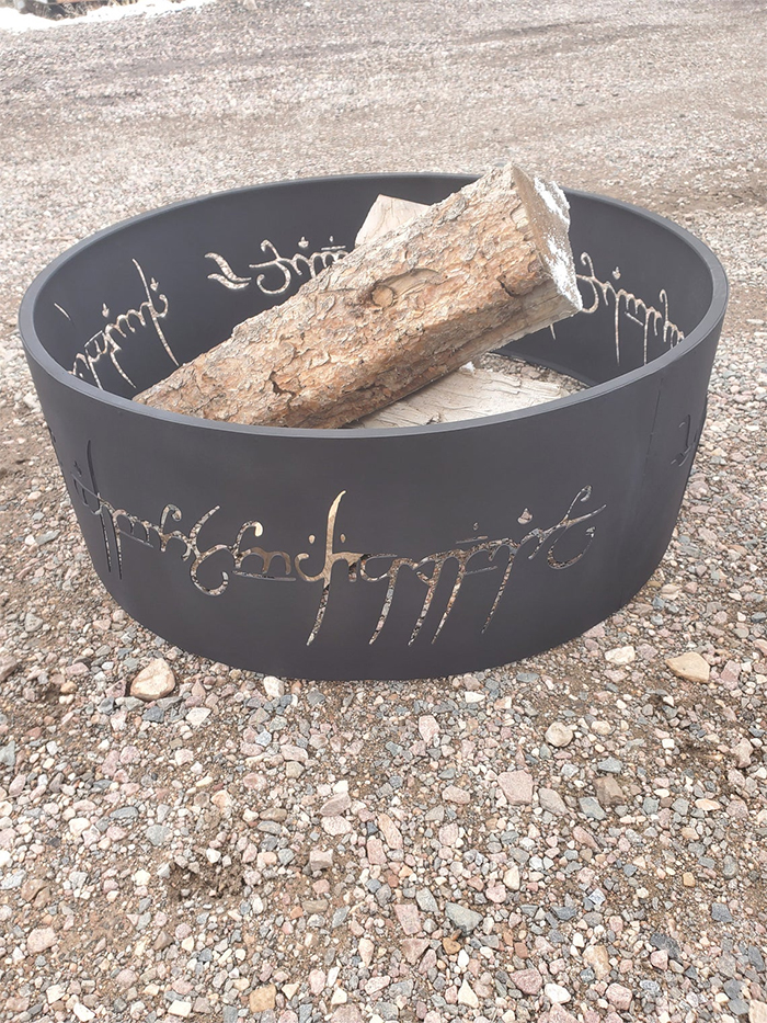 lord of the rings fire pit