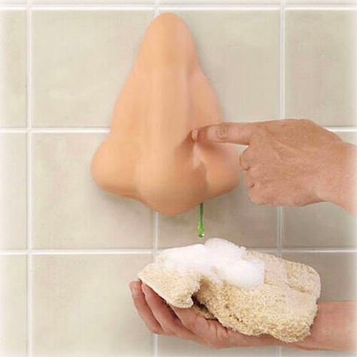 runny nose soap dispenser