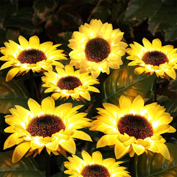 solar sunflower lights amazon