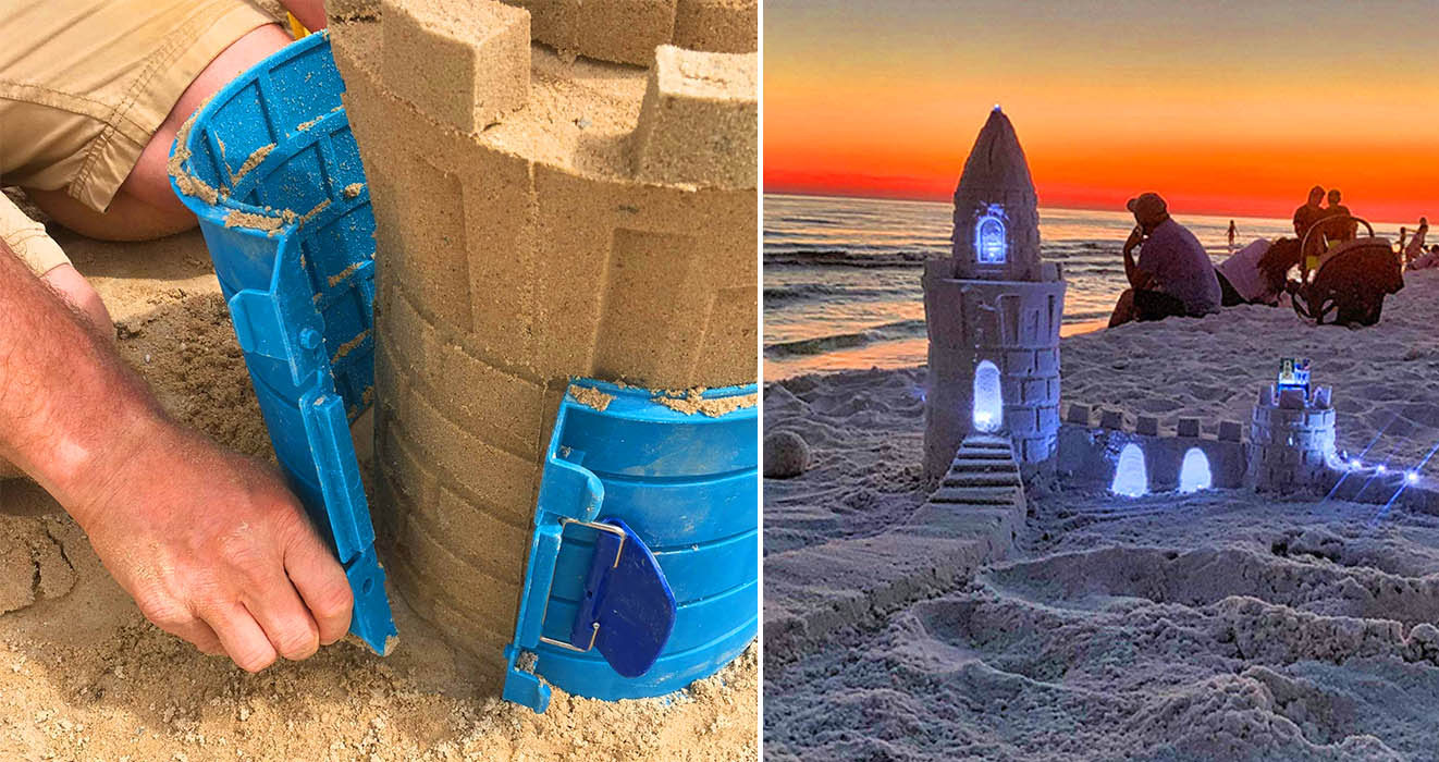Starter Sand Castle Set Mold and Shovel by Greenbrier 