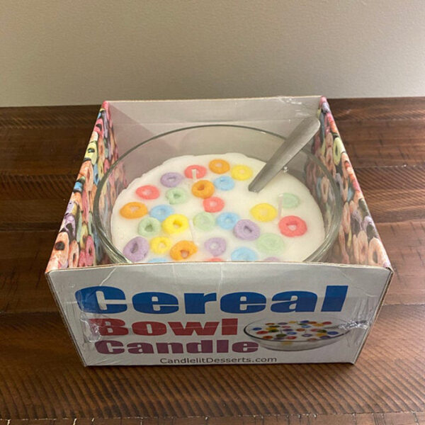 This Cereal Bowl Candle Looks and Smells Like Froot Loops