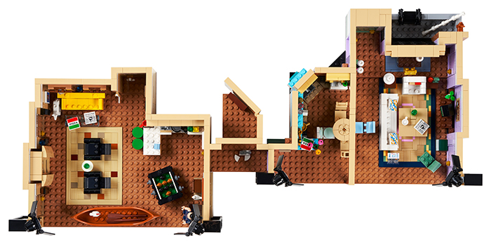 lego friends the apartments set layout
