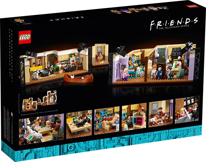 lego friends the apartments set packaging back
