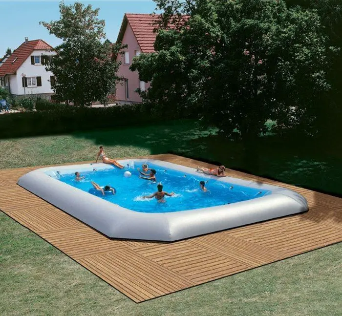 zodiac hippo original giant inflatable rectangular pool