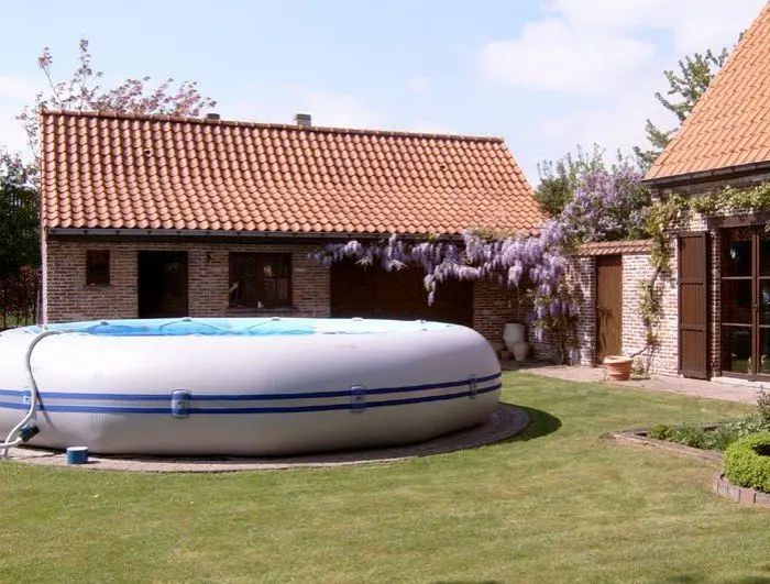 zodiac winky giant inflatable round pool